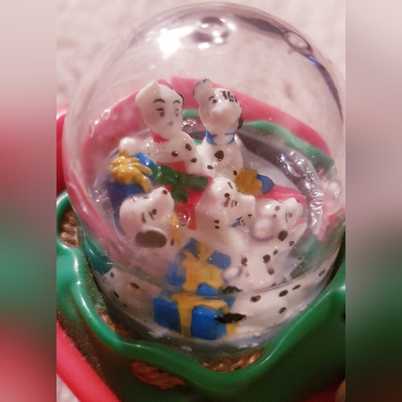1996 101 Dalmatians Snow Globe Holiday Figure Disney McDonald's Toy TLC - Picture 7 of 16